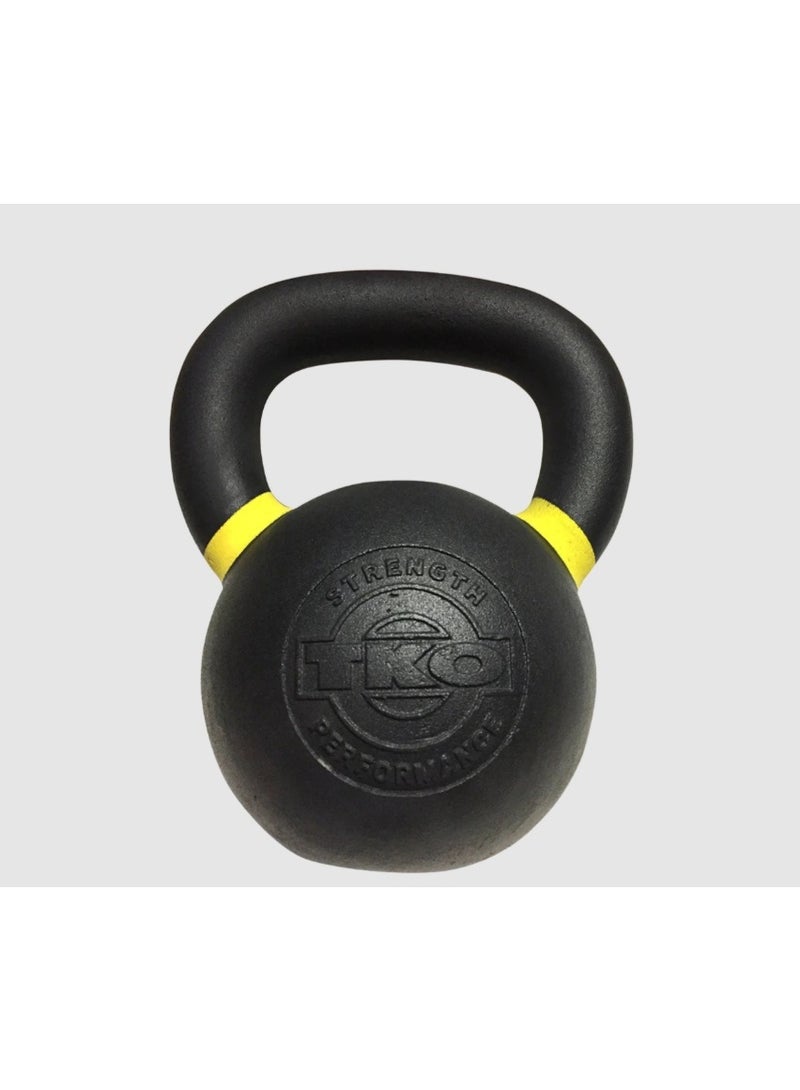 TKO 36kg Cast Iron Kettlebell | Wide Grip Pro Strength & Conditioning Fitness Weight
